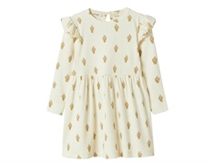 Lil Atelier dress turtledove with waffle ice cream